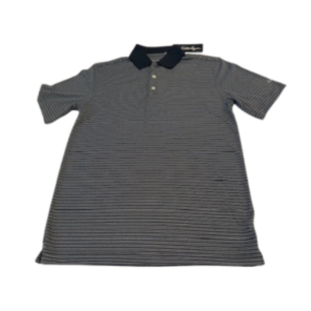 Polo Men's Black Striped - Size Small - NWT - Classic & Stylish - Picture 1 of 7